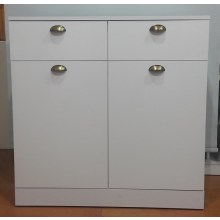 100 cm Çamaşır sepetli havlu dolabı