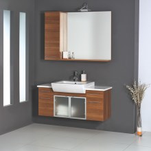 120 CM  SERAMİK BEYAZ LAVABO SET TAKIM