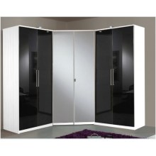 240*240 cm Modüler köşe dolap aynalı