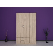 3 kapaklı 120 CM çekmeceli GARDIROP