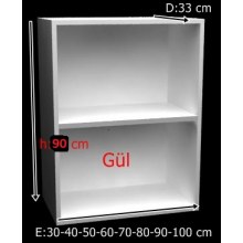 50 cm Üst mutfak dolabı H:90 cm