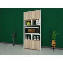 80 cm Ankastre fırın dolabı Raflı tasarım