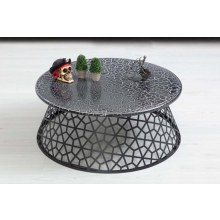 Demir ayaklı orta sehpa Gül-61