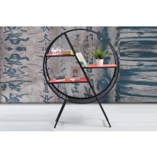 Metal dekor kitaplık Gül-67