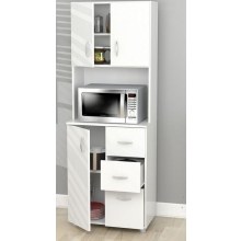 Yardımcı mikrodalga fırın boy dolabı