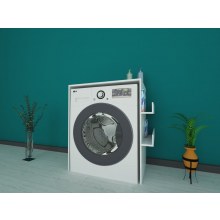 Çamaşır makine dolabı Kenarı havluluk