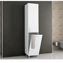 çamaşır ve Havlu dolabı h:180*50*40 sepetli