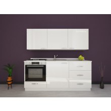 Eko 180 cm parlak mdflam kapaklı Modüler mutfak