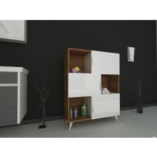 havlu dolabı 130*100 cm kapaklı açık raf