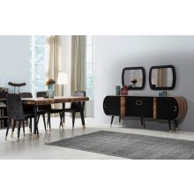 özel tasarım Bombeli  lake boyalı masalı takım 2.model
