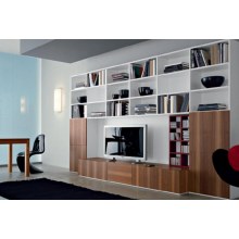 tv unitesi ve kitaplıklı dolap 280CM