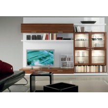 tv unitesi ve kitaplıklı dolap