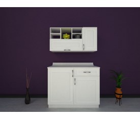 100 cm Mebran kapak Alt üst mutfak dolabı 