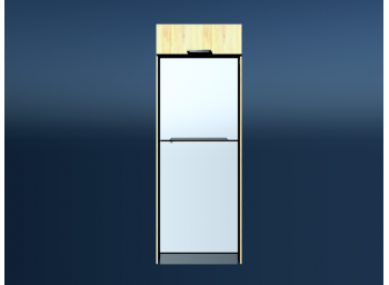 Buzdolabı kabini 70 cm h:222 cm