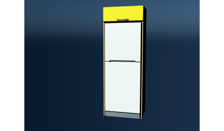 Buzdolabı kabini 85 cm h:222 cm